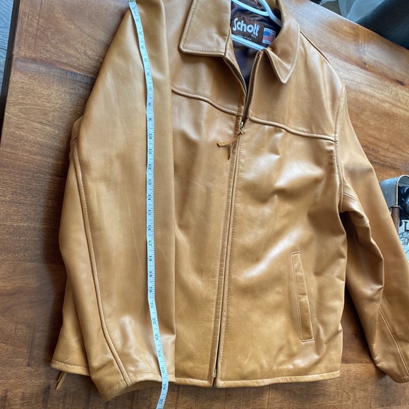 Schott Men’s Soft Leather Jacket - Large - Picture 6 of 10